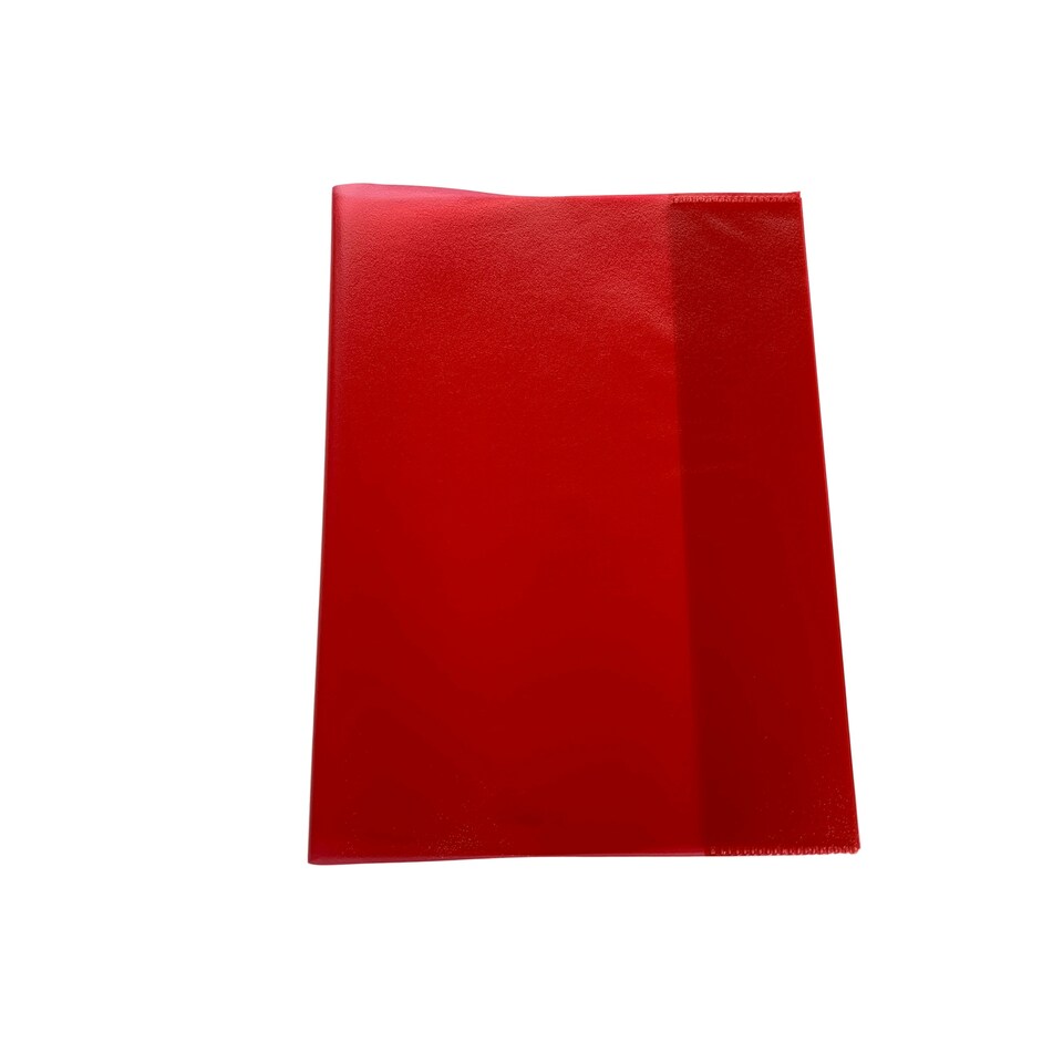 image 1 of Pack of 10 9x7" Frosted Red Exercise Book Covers
