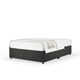 image 1 of Ortho Classic Orthopaedic Charcoal Linen Divan Set Single