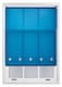 image 4 of FURNISHED Roller Blinds Daylight Round Eyelet Light Filtering Easy Fit Trimmable Window Blind | Blue | Teal | (W) 185cm x (L) 165cm