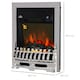 image 3 of HOMCOM Electric Fireplace 1 & 2KW LED Fire Remote Control Heater Silver