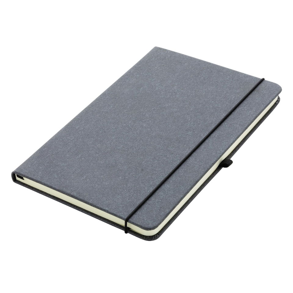 image 1 of XD Collection Leather A5 Notebook - Grey - 1.5cm x 21cm x 13.5cm