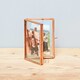 image 2 of Recycled Glass Folded Double Photo Frame