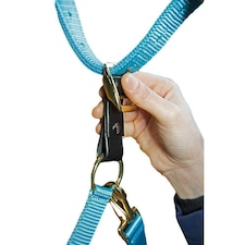 Aviemore Leather Horse Headcollar Breakaway Attachment - Black - 1in