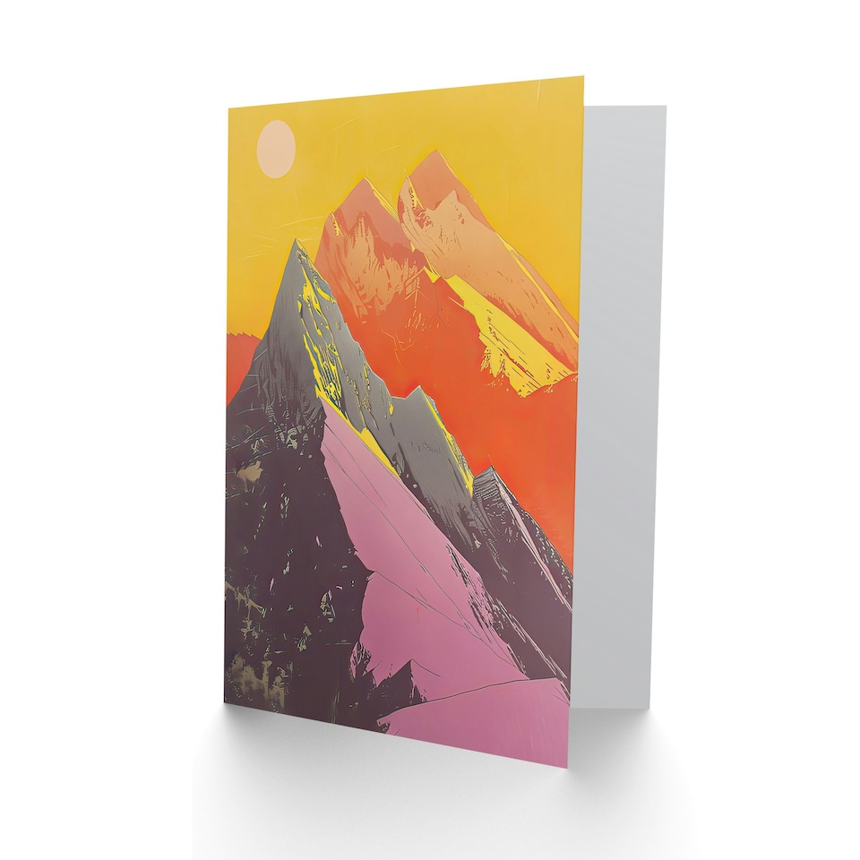 image 1 of Dolomites Mountains Alps Peaks Hike Sun Birthday Him Her Card