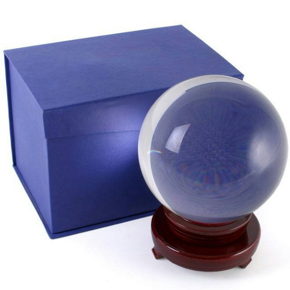 image 1 of Something Different 15cm Crystal Ball - Transparent - 15 cm
