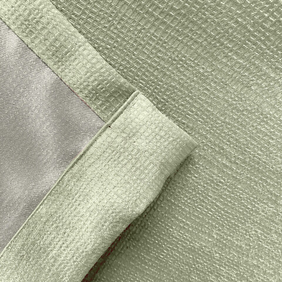 image 1 of Matrix Green Curtains 46 x 90 inch (117 x 229 cm) Room Darkening Pencil Pleat Thermal Noise Reducing Curtains for Bedroom and Living Room