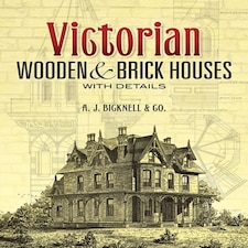 Victorian Wooden And Brick Houses With Details