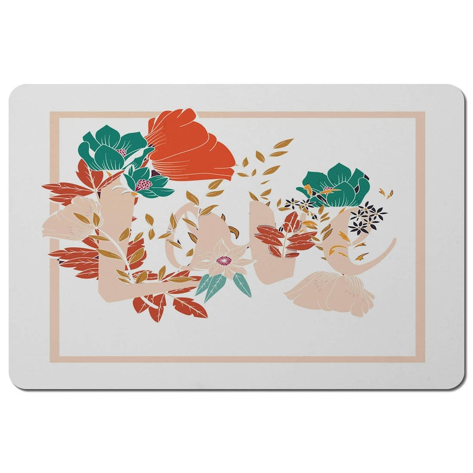 Love & Flowers (Placemat)