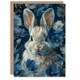 image 1 of Cute Bunny Flower Pattern Woman Rabbit Her Birthday Card