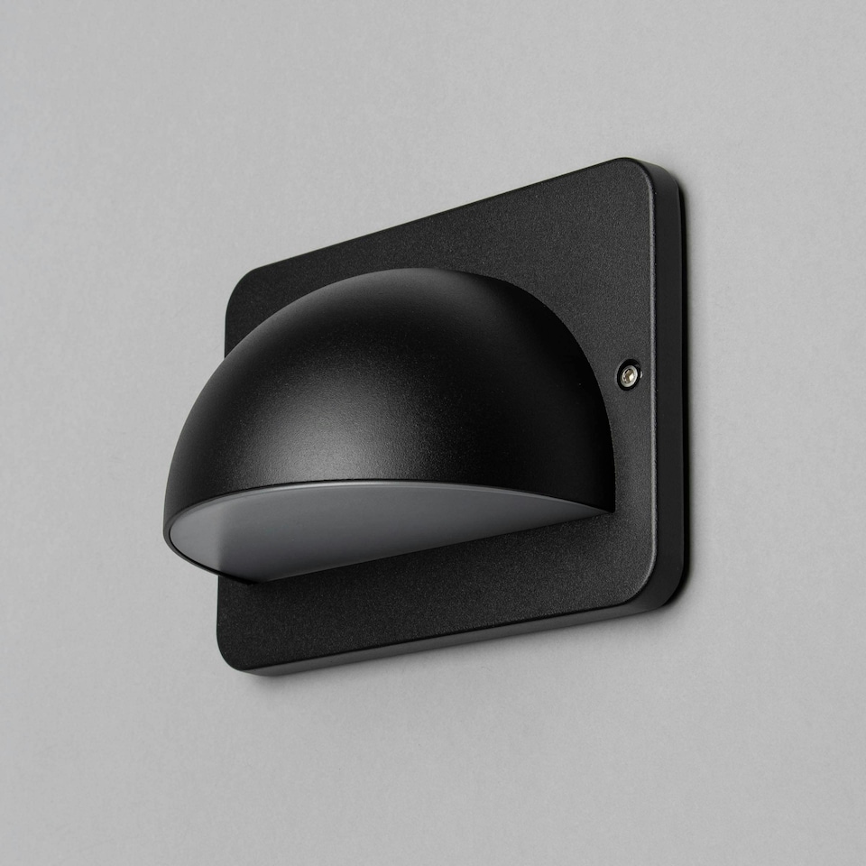 image 1 of BHS Jude Outdoor Wall Light, Black