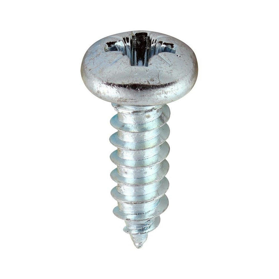 image 1 of Timco - Self-Tapping Screws - PZ - Pan - Zinc (Size 8 x 1/2 - 200 Pieces)