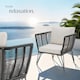image 8 of Garden Chair Sundo - thick seat cushions, removable cushion covers | Grey | anthracite | 67 x 75,50 x 71 cm | 4