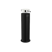 Cosmic Soap Dispenser with Durable Stainless Steel for Bathroom, Black - 185ml