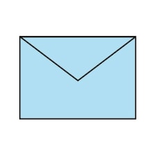 PAPERADO B6 ENVELOPE AQUA PK 5 N/A | One Size