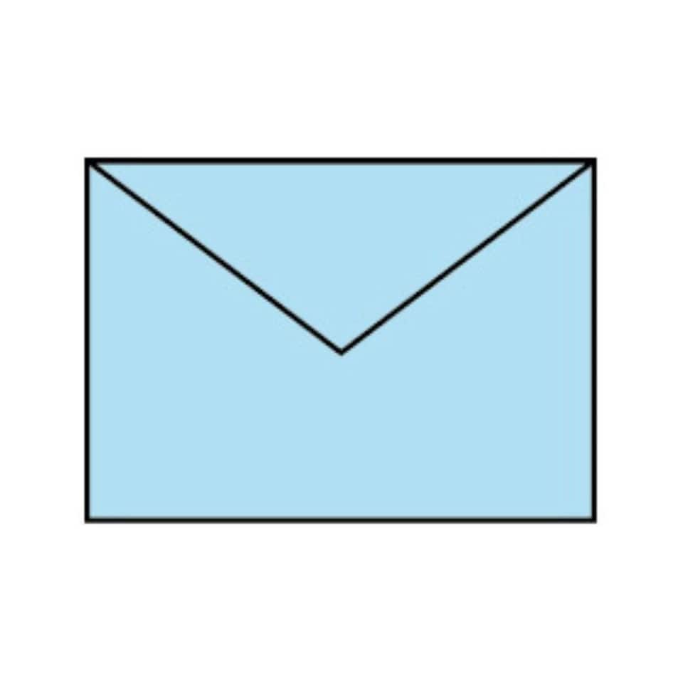 PAPERADO B6 ENVELOPE AQUA PK 5 N/A | One Size