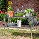 image 2 of Lacewing X2 Traditional 2 Tier Greenhouse Staging Shelf Workbench in Silver 118cm | Silver | Silver | 2