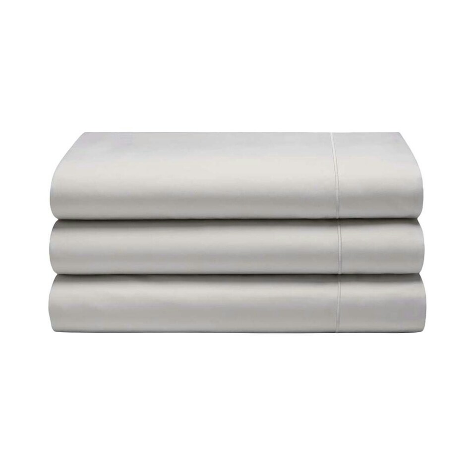 image 1 of Belledorm 400 Thread Count Egyptian Cotton Flat Sheet - Ivory - Double
