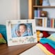 image 5 of Baby Boy Baby Picture Frame with Duck Egg Blue Elephant and Hearts