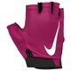 image 2 of Nike Womens/Ladies Gym Essential 2024 Fitness Fingerless Gloves - Black/Fuchsia - M
