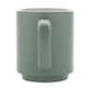 image 2 of XD Collection Stackable Ceramic 180ml Mug - Green/White - One Size