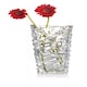 image 1 of Crystal Look Heavy Glass Bouquet Flower Vase Holder Home Table Elegant Decor | Clear | Rio