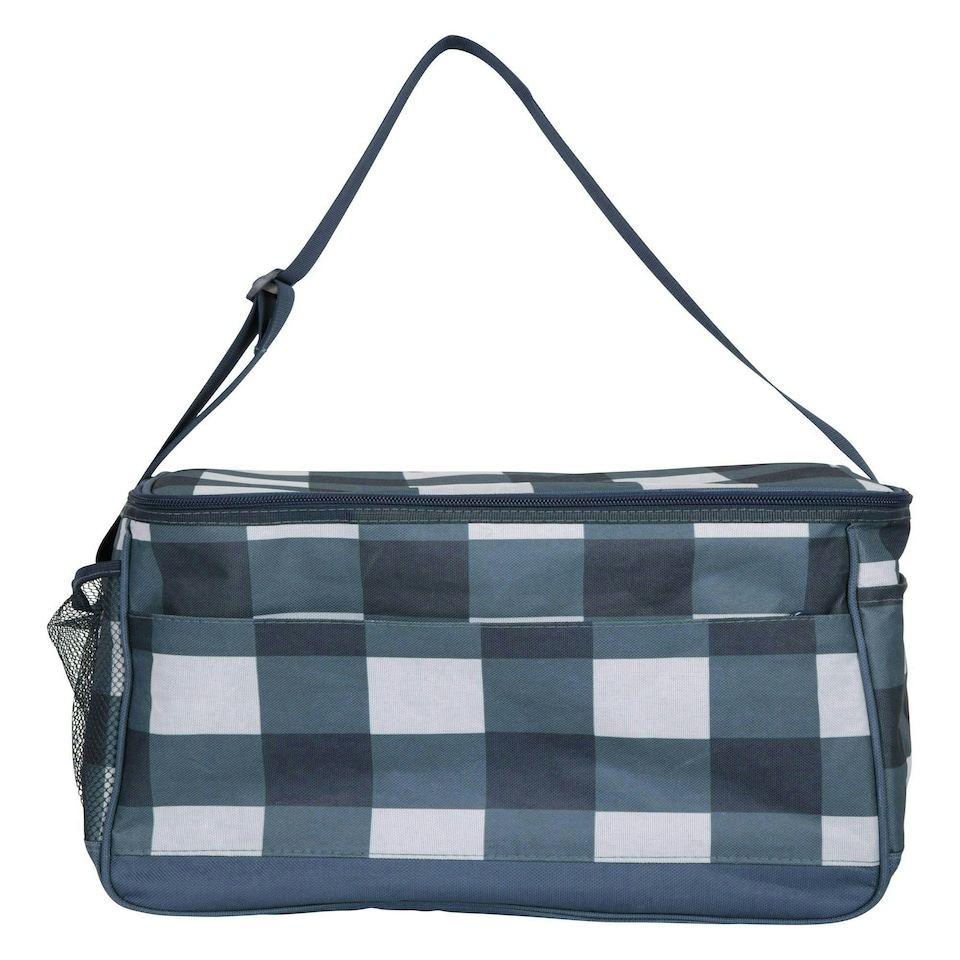 image 1 of Mountain Warehouse 25L Picnic Camping Coolbag Lightweight Durable Adjustable Bag Green | Dark Green