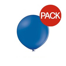 Belbal Latex Balloons (Pack of 100) - Pastel Royal Blue - One Size