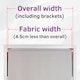 image 2 of Blackout Roller Blind 200cm Wide x 210cm Long | Grey | Dark Grey