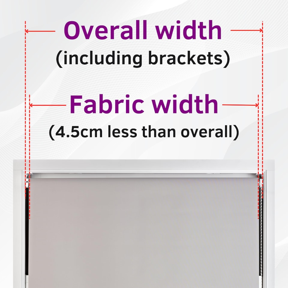 image 1 of Blackout Roller Blind 200cm Wide x 210cm Long | Grey | Dark Grey