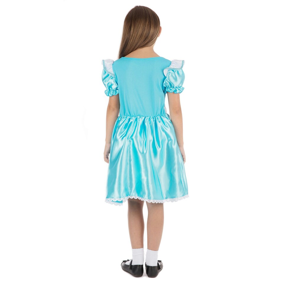 image 1 of Bristol Novelty Girls Sweetie Girl Costume - Blue/White - One Size One Size