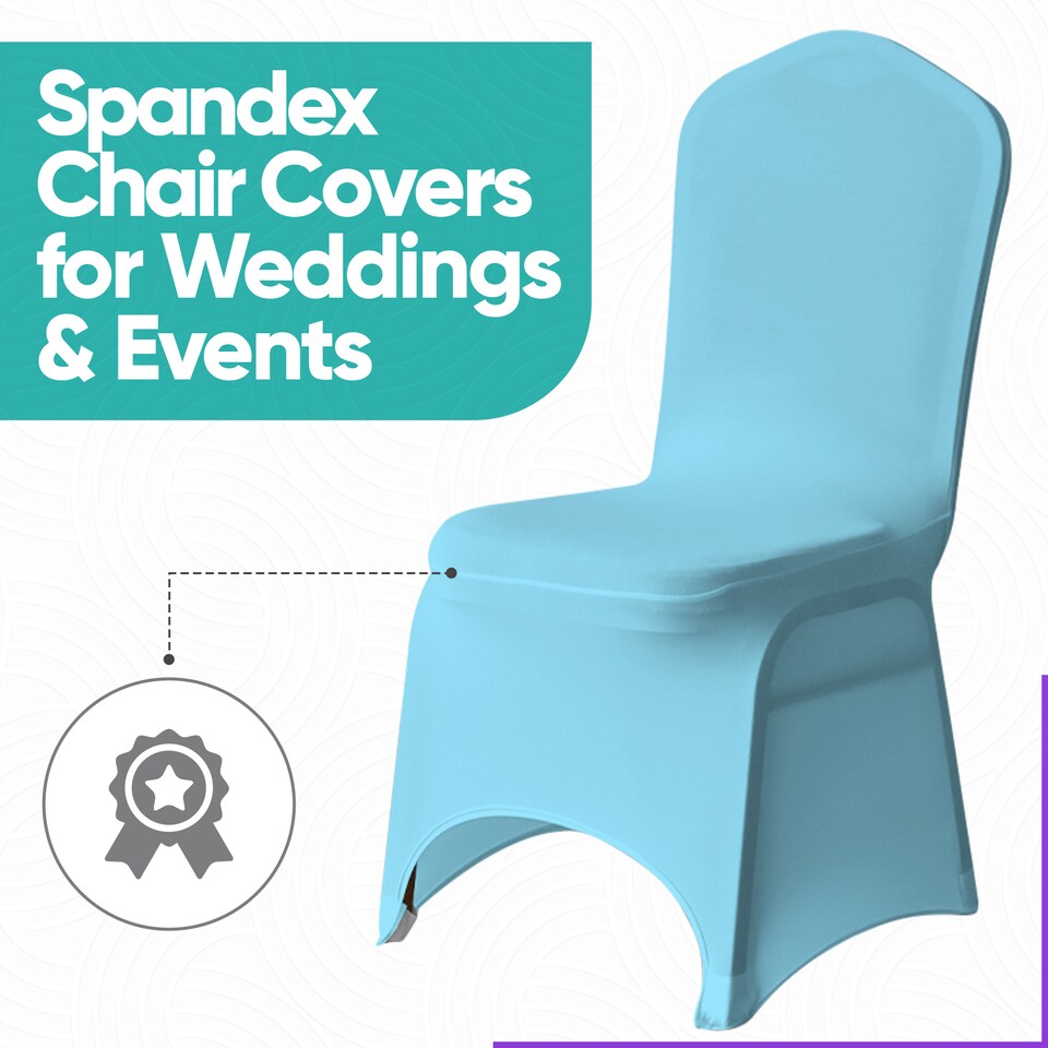 image 1 of Chair Cover Spandex Polyester Stretch Fabric Dining Slipcovers