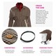 image 2 of Detective Costume with Magnifying Glass Brown | S