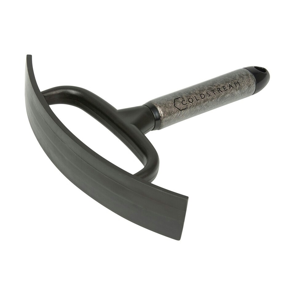 Coldstream Shine Horse Sweat Scraper - Black/Silver - 21cm