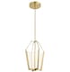 image 1 of Kichler Calters Integrated LED Pendant Ceiling Light Champagne Gold, 3000K