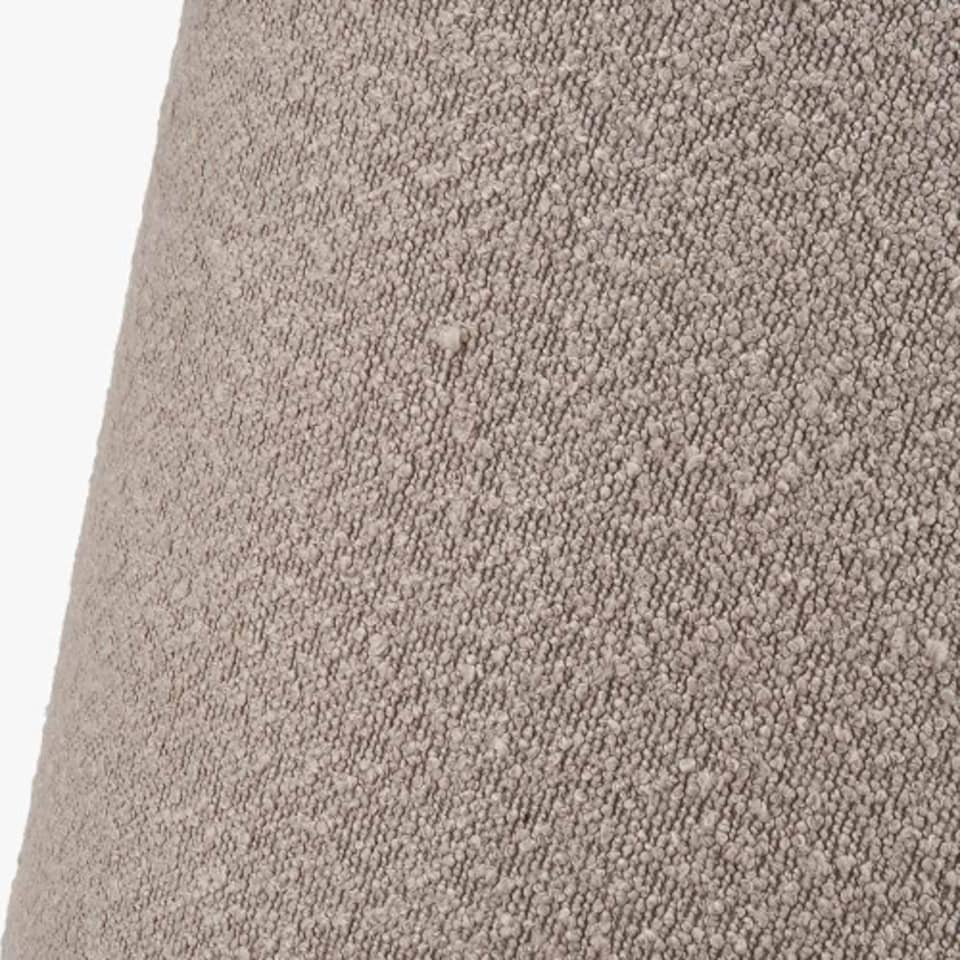 image 1 of Taupe Boucle Tapered Lampshade | Brown | Brown | 1