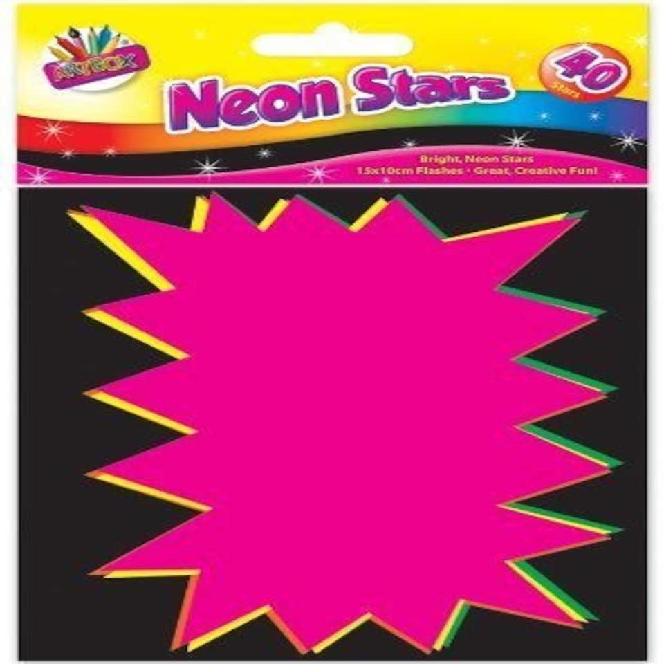 image 1 of Pack of 40 Fluorescent Flashes 15 x 10 cm