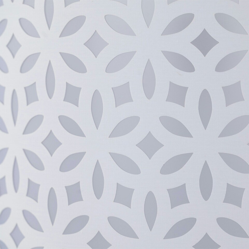 image 1 of First Choice Lighting Set of 2 White Laser Cut 25cm Pendant Lightshades White