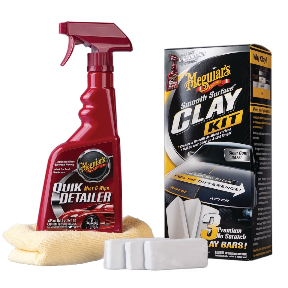 image 1 of Meguiar's Smooth Surface Clay Kit Decontamination Paint G191700EU