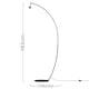 image 3 of ValueLights Modern Black Metal Arched Style Designer Floor Lamp Base