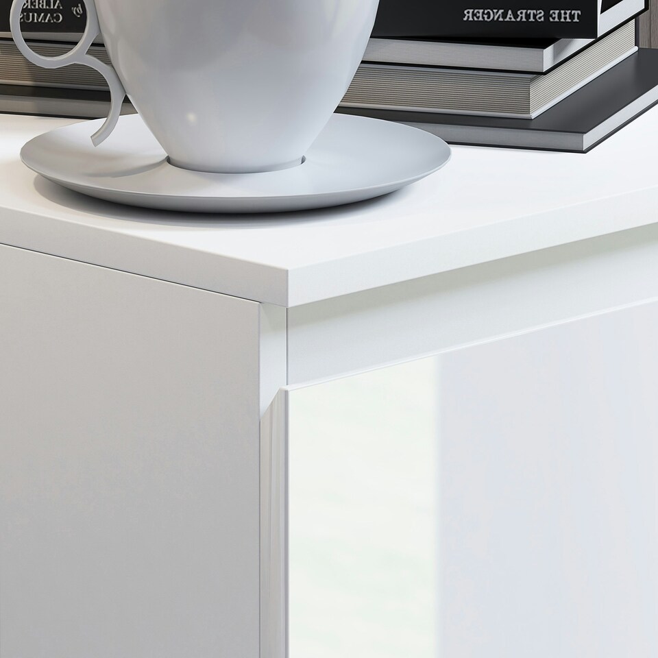 image 1 of FWStyle Stora 4 Drawer Chest of Drawers - White Gloss Front