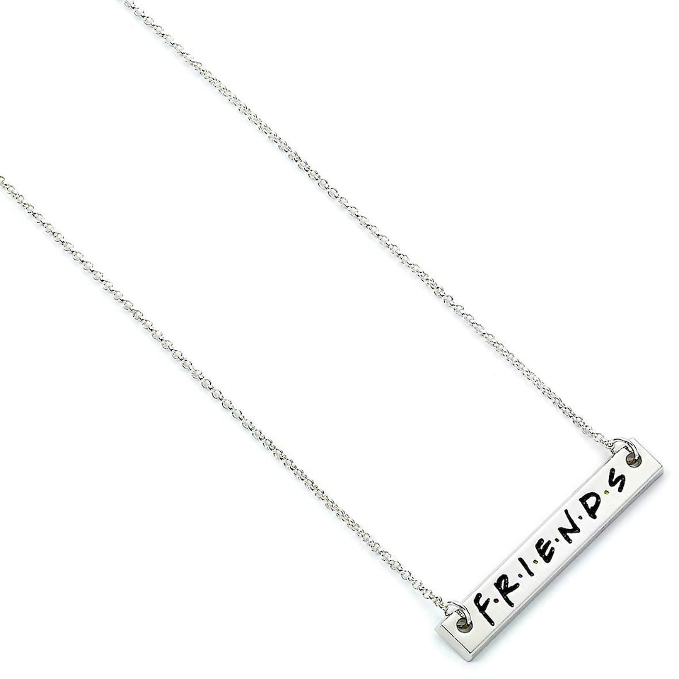 image 1 of Official Friends the TV Series Logo Bar Necklace FTN0001