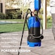 image 7 of Outsunny 750W Submersible Water Pump for Dirty or Clean Water, Electric Sump Pump with Float Switch, Drain Water from Garden Pond, Hot Tub, Ditches, Portable and Lightweight | Blue