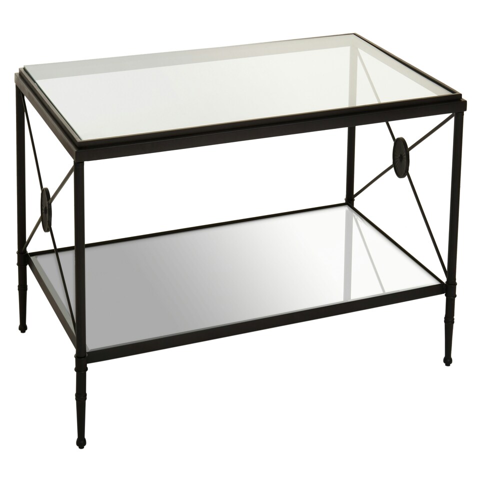 image 1 of Interiors by Premier Coffee Table With Black Finish Frame Black