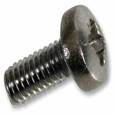 RARAION - M6 x 16mm Stainless Steel Pan Head Pozidriv Machine Screws, 25 Pack