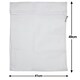 image 7 of 5 x Large Size Net Washing Bags for Laundry with Strong Zip – 41cms x 49cms (16" x 19") White