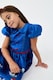 image 5 of School Book Worm With Bow Headband Girls Kids Costume - Fancy Dress, World Book Day and Parties - Ages 3-10 | Blue | Blue | 6-8 years
