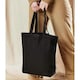 image 2 of Westford Mill Fairtrade Shopper Bag - Black - One Size Black