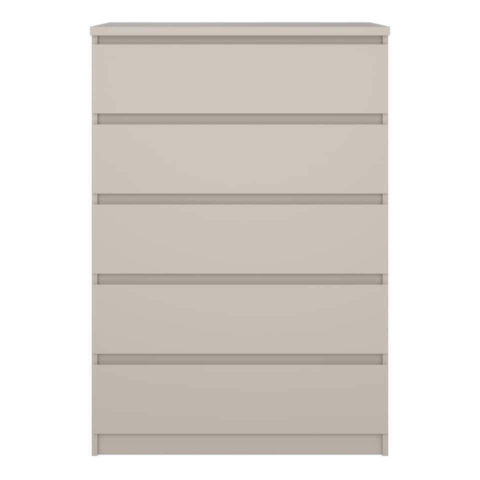 image 1 of Naia Chest of 5 Drawers in Cashmere