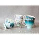 image 3 of KitchenCraft China Spot Stripe Mug | Blue | 1