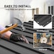 image 4 of Outsunny Pack of 12 Metal Roofing Sheets for Greenhouse, Black Black